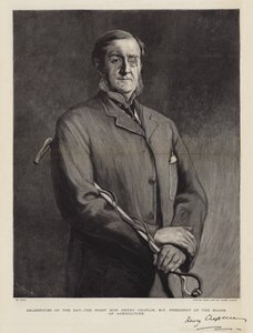 Dagens kjendiser, Høyre ærede Henry Chaplin, MP, President for Landbruksstyret