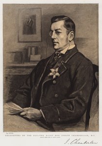 Dagens kjendiser, Høyre ærede Joseph Chamberlain, MP