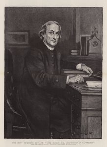 Den mest ærverdige Edward White Benson, DD, erkebiskop av Canterbury (gravering) av Lance Calkin