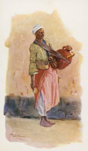Folket i Egypt: Sirup-Seller, Argesusi (fargelitografi)