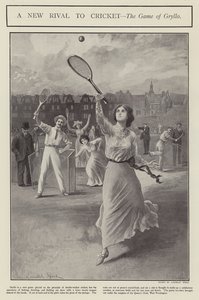 En ny rival til cricket - spillet Grylo (litho)