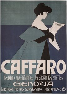 Avisen Caffaro Genoa, 1901 av Laskowski