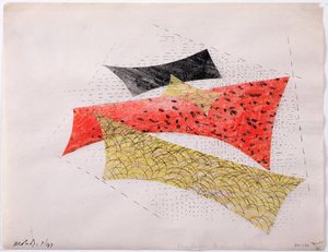 Abstrakt komposisjon av Laszlo Moholy-Nagy