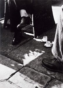 At Coffee (vintage gelatin sølv fotografi) av Laszlo Moholy Nagy