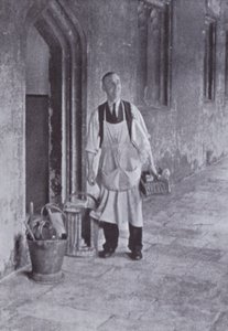 College speider, Oxford (s/hvitt bilde) av Laszlo Moholy-Nagy
