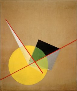 Gul sirkel av Laszlo Moholy Nagy