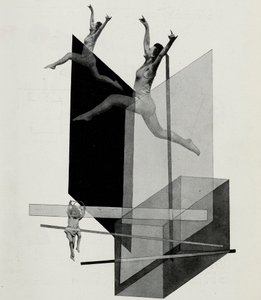 Menneskelig mekanikk variasjon. Fra Scenen på Bauhaus Scenen på Bauhaus, 1925. av Laszlo Moholy Nagy
