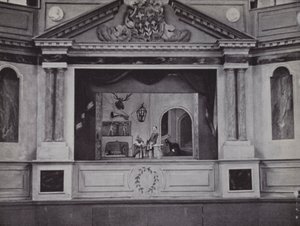 Marionette Theatre, Eton (s/hvitt bilde) av Laszlo Moholy-Nagy