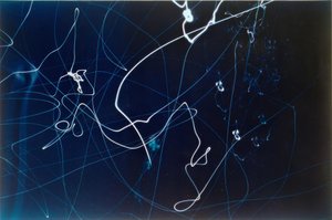 Ohne Titel (3 skudd med trafikklys) av Laszlo Moholy Nagy