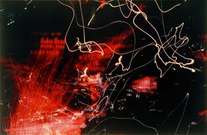 Uten tittel / Trafikk (City lights Eastgate Hotel) av Laszlo Moholy Nagy