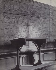 Upper School, Eton, The Gosling Panel (s/hvitt bilde) av Laszlo Moholy-Nagy