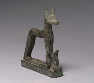 Sjakal, 664-30 f.Kr av Late Period Egyptian