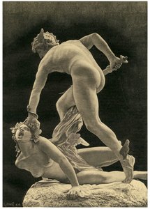 Perseus og Gorgonen, 1872 av Laurent Honore Marqueste