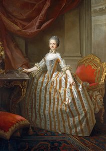 Maria Luisa av Parma 1751-1819, senere dronning av Spania, 1765.
