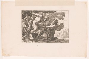 Marsyas fødte Apollo av Laurent de La Hire