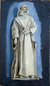 Saint Bruno Maleri på lerret av Laurent de La Hyre (1606-1656) Søn fra 1600-tallet. 0,37 x 0,21 m Paris. Museet Louvre av Laurent de la Hyre