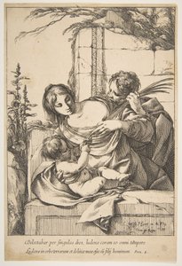 Hellig familie med palme, 1639. av Laurent de la Hyre