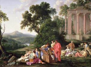 Laban søker etter idolene, 1647 av Laurent de la Hyre