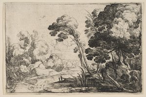 Elv i skogen. av Laurent de la Hyre