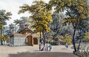 Eremitasjen i hagen til det keiserlige palasset i Laxenbourg, Østerrike, ca. 1790