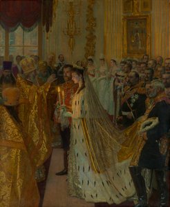 Bryllupet til tsar Nicholas II og prinsesse Alix av Hessen-Darmstadt 26. november 1894, 1895-