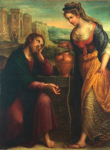 Kristus og den samaritanske kvinnen, 1607.
