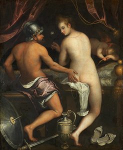 Mars og Venus, ca 1595.
