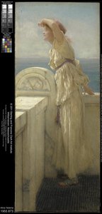 Håpefull, 1909 av Lawrence Alma Tadema
