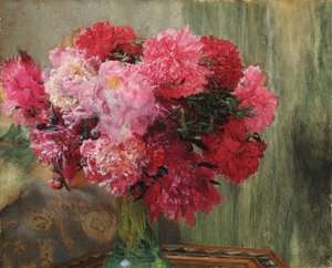 Japanske peoner av Lawrence Alma Tadema