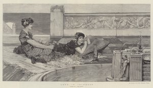 Kjærlighet i lediggang av Lawrence Alma Tadema