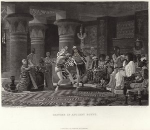 Tidsfordriv i det gamle Egypt av Lawrence Alma Tadema