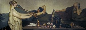 Pompeiansk scene eller Siestaen av Lawrence Alma Tadema