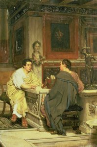 Diskursen; En chat av Lawrence Alma Tadema