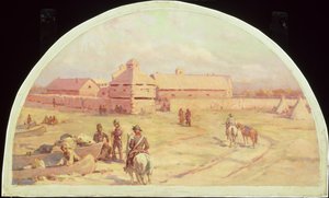 Det første Fort Dearborn av Lawrence Carmichael Earle