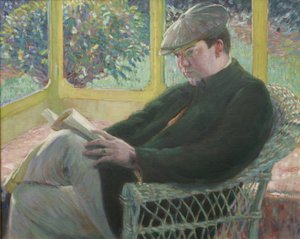 Fredrik Carl Frieseke (olje på lerret) av Lawton Parker