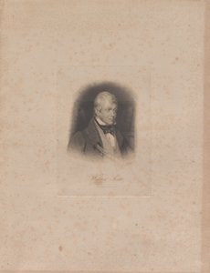 Portrett av den historiske romanforfatteren og poeten Sir Walter Scott 1771-1832, ca. 1840. av Lazarus Gottlieb Sichling