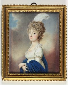 Marie-Therese-Charlotte, hertuginne av Angouleme (emalje) av Le Chevalier De Beaumont