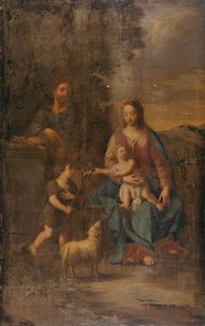 Hellig familie av Le Dominiquin