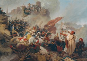 Storm of the Turks på Løvebastionen av Leander Russ