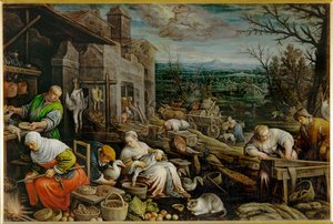 November (maleri på lerret) av Leandro da Ponte Bassano