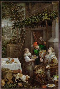 Sommer (maleri på lerret) av Leandro da Ponte Bassano