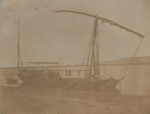 Nilebåt, Egypt, 1851. av Leavitt Hunt.