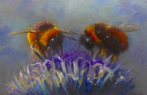 Two Bees, 2019 av Lee Campbell
