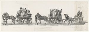 Invitasjon til konsert, ballet og fulle studenter, 1835 Invitasjonskonsert / Ball på Inteekening / Deus nobis haec otia fecit (tittel på objekt) De individuelle forestillingene som de stiger holdt av H.H. Studenter ved Leidsche Hoogeschoo av Leendert Springer (I)