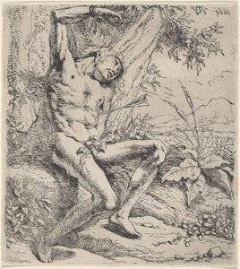 Sankt Sebastian av Leendert van der Cooghen