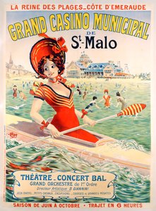 St. Malo-plakat av Lem Lem