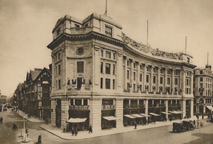 East India House, Libertys Individualized Frontage på New Regent Street, c1935. av Lemere