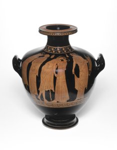 Hydria, eller vannkrukke, 460-450 f.Kr av Leningrad Painter