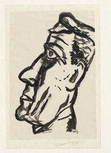 Mannens hode av Leo Gestel (signed by artist)