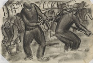 Potethøstere i åkeren Uten tittel av Leo Gestel